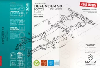 DEFENDER 90 300TDi chassis - BASIC